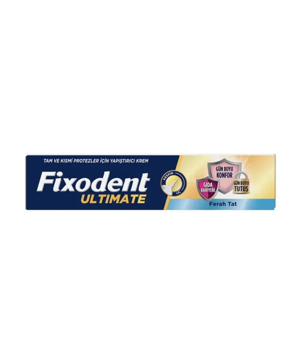 Fixodent Ultimate Ferah Tat Diş Protezi Yapıştırıcı Krem 40 g