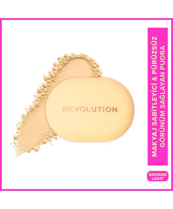 Revolution Pressed Pudra Pops Banana Light