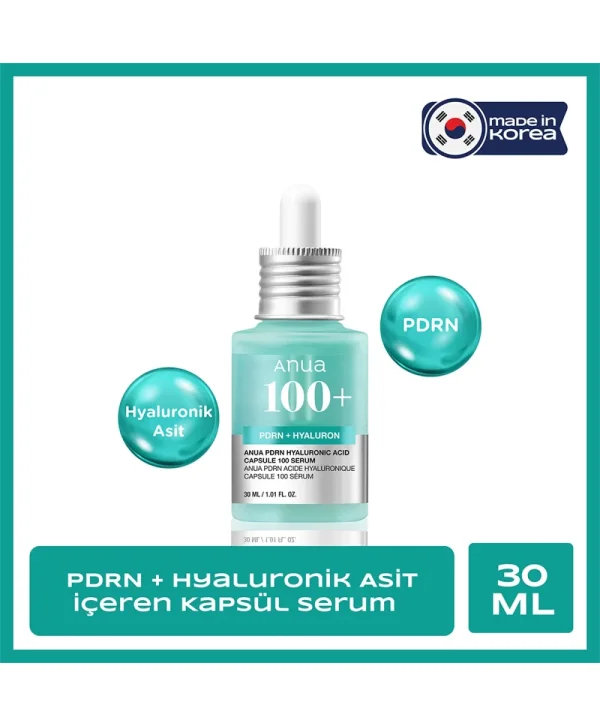 Anua PDRN - Somon DNA Hyaluronik Asit Kapsül 100 Serum 30 ml