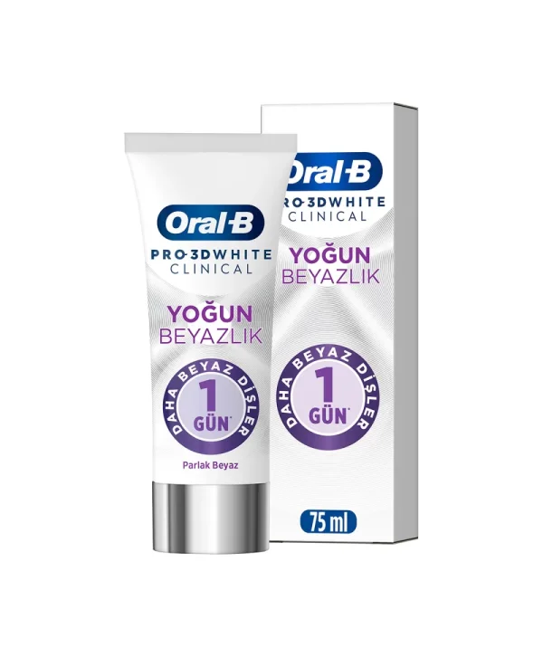 Oral-B Pro 3DW Clinical Parlak Beyazlık Diş Macunu 75 ml