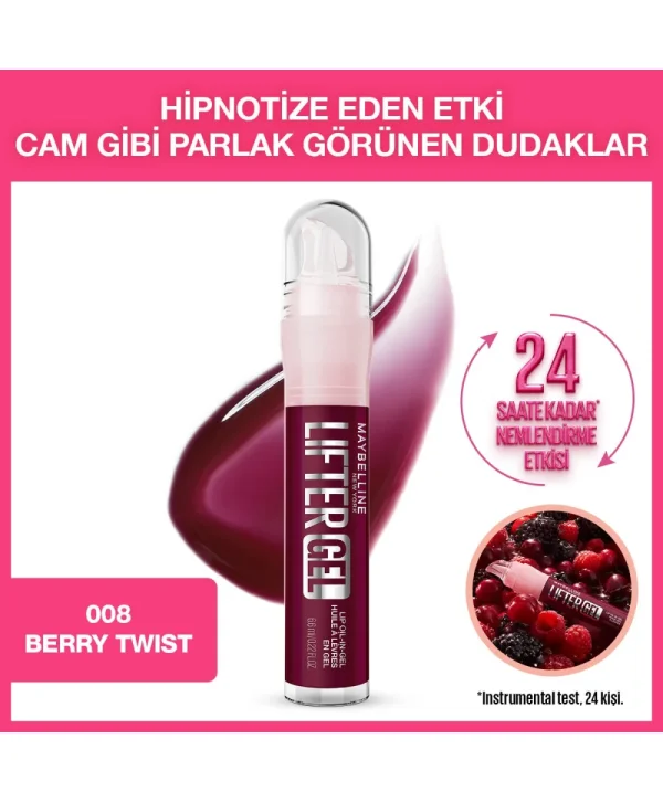 Maybelline New York Lifter Jel Dudak Parlatıcısı No: 008