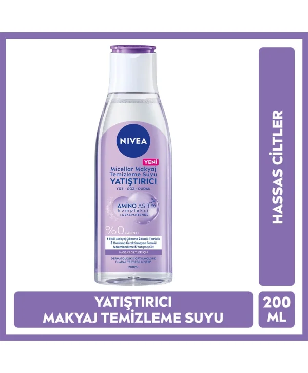 Nivea Micellar Makyaj Temizleme Suyu Hassas Ciltler 200 ml