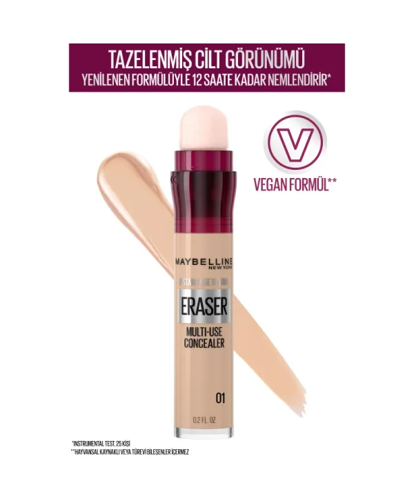 Maybelline New York Instant Anti Age Eraser Kapatıcı 01 Light