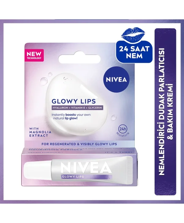 NIVEA LIP GLOWY NEMLENDİRİCİ DUDAK BAKIM KREM 10ML
