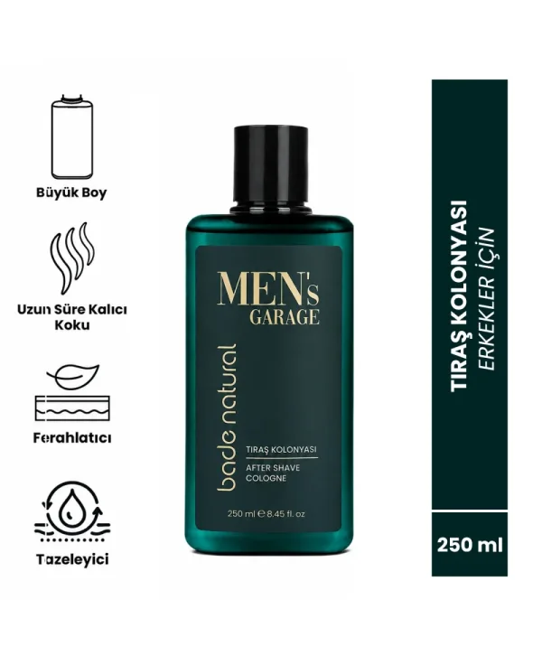 Bade Natural Men's Garage Tıraş Kolonyası 250 ml