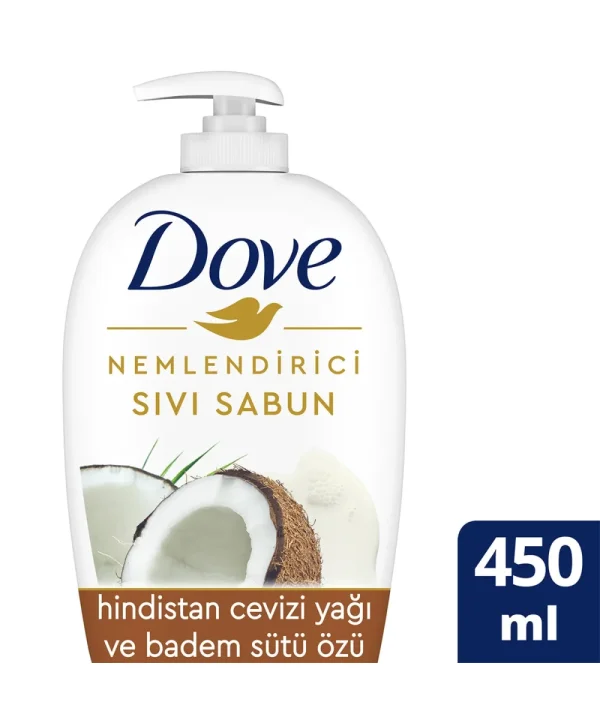 Dove Nemlendirici Sıvı Sabun HndistanCevizi Yağı Badem Sütü 450 ml