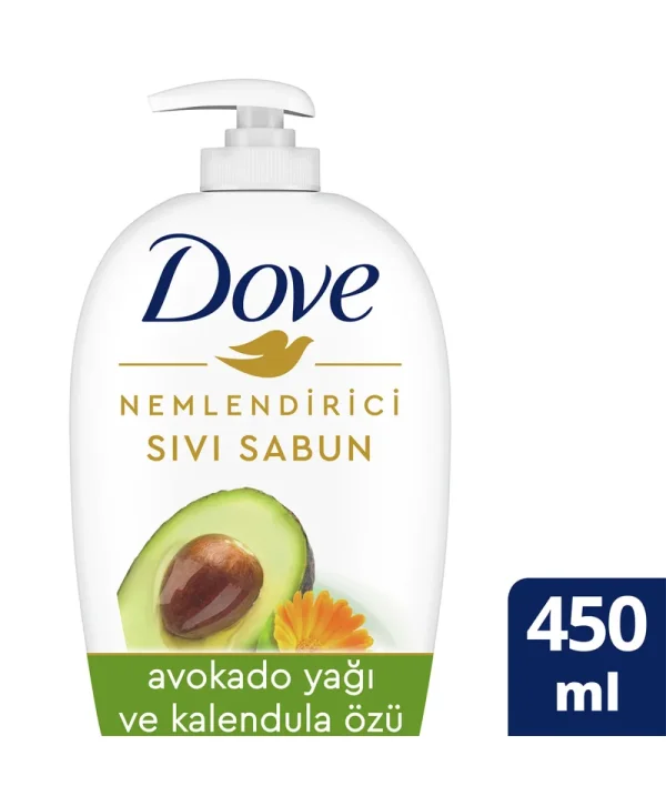 Dove Nemlendirici Sıvı Sabun Avokado Yağı Kalendula Özü 450 ml