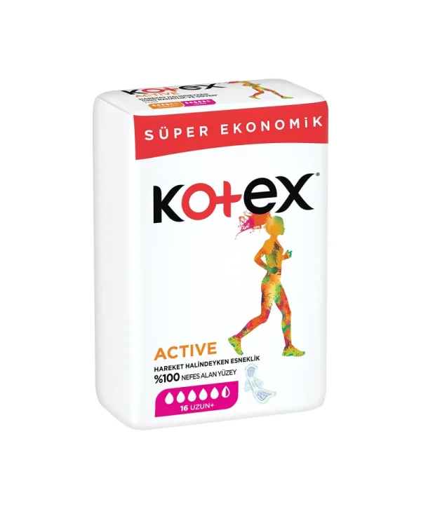 Kotex Active Quadro Uzun 16