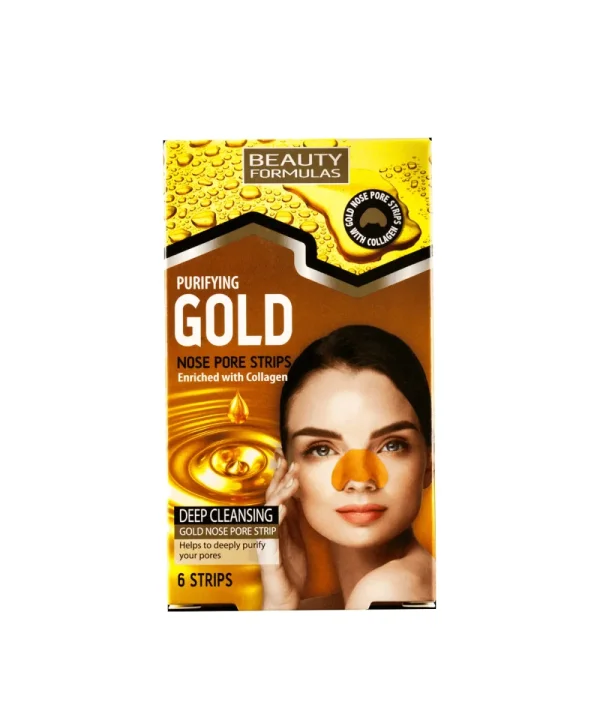 Beauty Formulas Gold Burun Bandı Siyah Nokta Temizleyici 6 Adet