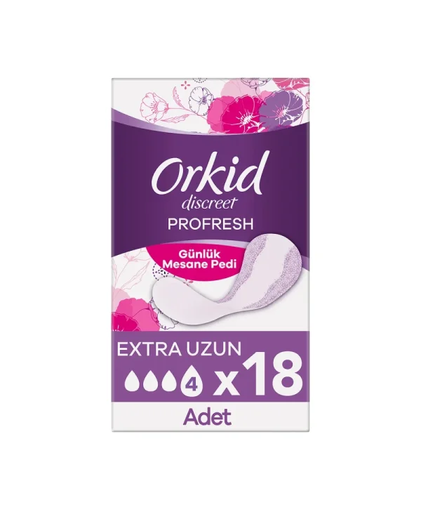 Orkid Discreet Profresh Günlük Mesane Pedi Ekstra Uzun 18 Adet