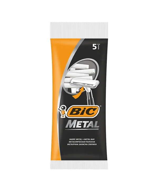 Bic Metal Tek Bıçaklı Kullan-At Tıraş Bıçağı 5'li