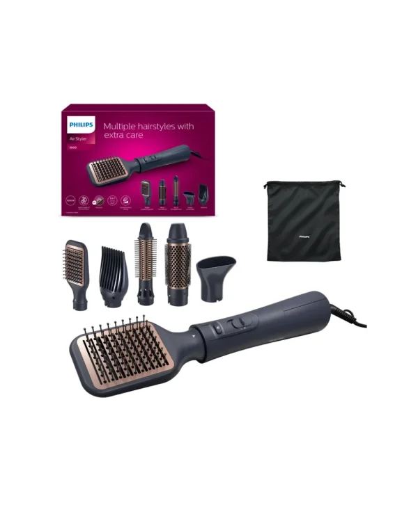 Philips Argan Yağı Seramik Kaplama Saç Şekillendirme ve Kurutma Seti BHA530/00