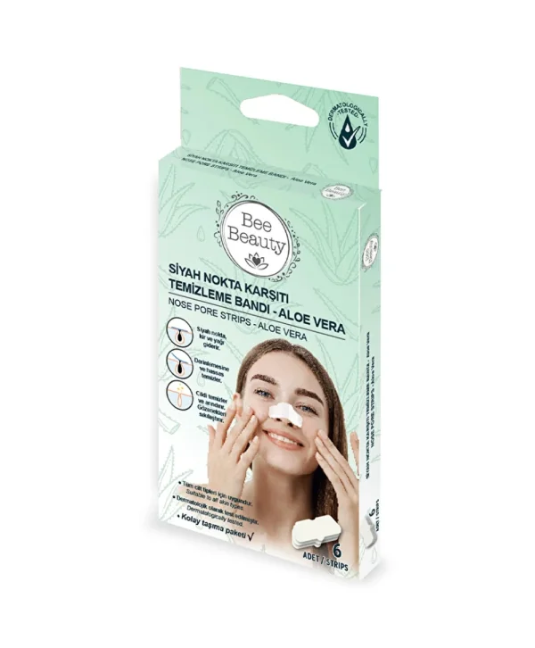 Bee Beauty Aloe Vera Siyah Nokta Bandı 6'lı
