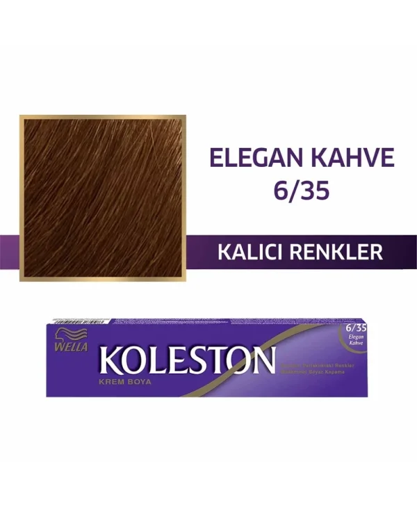 Wella Koleston Single Tüp Boya 6/35 Elegan Kahve