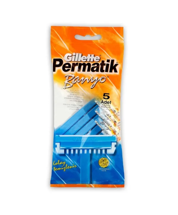 Gillette Permatik Banyo Kullan At Tıraş Bıçağı 5'li