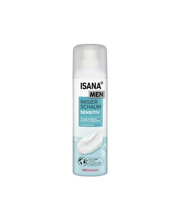 Isana Men Tıraş Köpüğü Hassas Ciltler İçin 300 ml