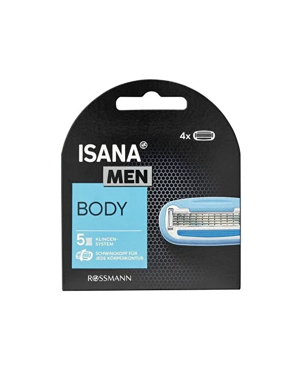 Isana Men Yedek Tıraş Bıçağı 5 Bıçaklı 4'lü
