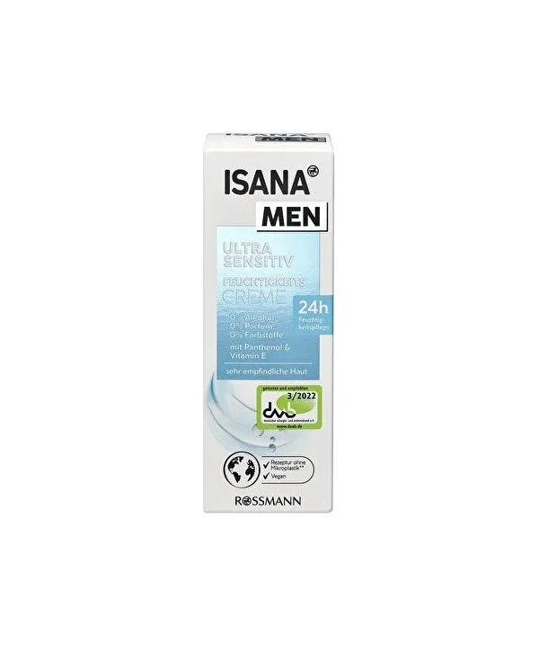Isana Men Ultra Hassas Nemlendirici Krem 75 ml