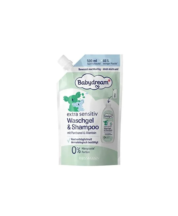 Babydream Saç Ve Vücut Şampuanı Ekstra Hassas 500 ml