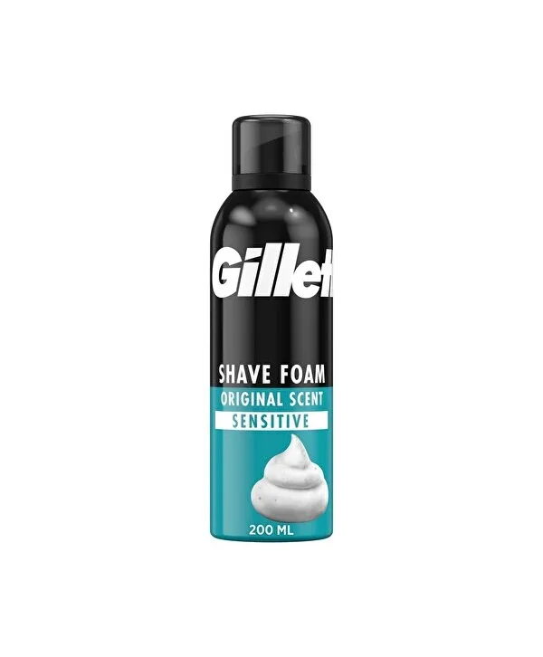 Gillette Tıraş Köpüğü Hassas 200 ml