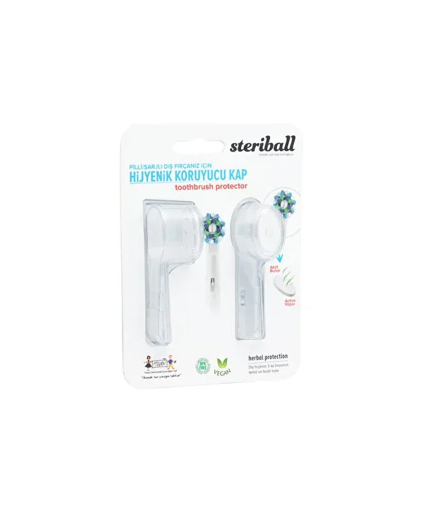 Steriball Elektrikli-Pilli Diş Fırçası Hijyenik Diş Fırçası Koruma Kabı